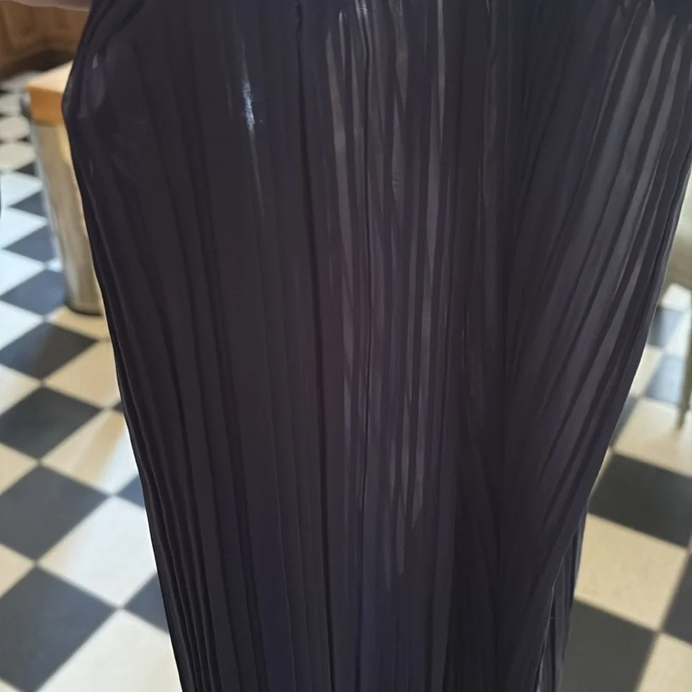 Victoria’s Secret Navy Pleated Palazzo Pants